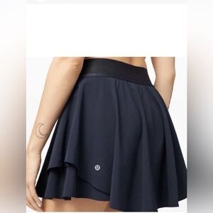 lululemon athletica Black Flared Skater Skirt
